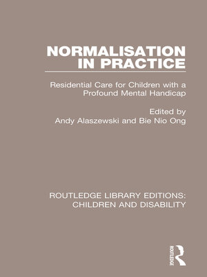 cover image of Normalisation in Practice